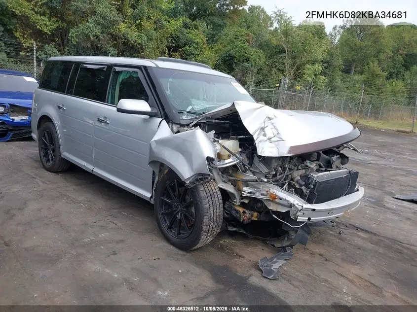 2019 Ford Flex Limited VIN 2FMHK6D82KBA34681 фото 2