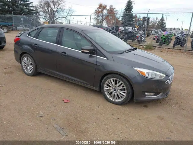 1FADP3J21FL211767 — 2015 Ford Focus Titanium, Задняя часть (Rear), фото до ремонта