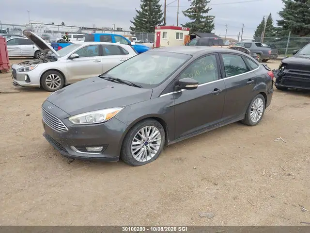 1FADP3J21FL211767 — 2015 Ford Focus Titanium, фото 2 с аукциона IAAI 14.10.2026, Задняя часть
