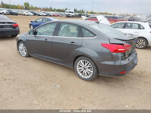 1FADP3J21FL211767 — 2015 Ford Focus Titanium, фото 3 с аукциона IAAI 14.10.2026, Задняя часть