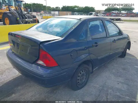 2003 Ford Focus Lx VIN 1FAFP33P43W285101 фото 4