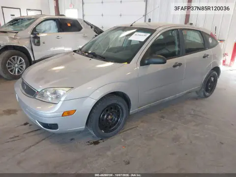 2005 Ford Focus Zx5 VIN 3FAFP37N85R120036 фото 3
