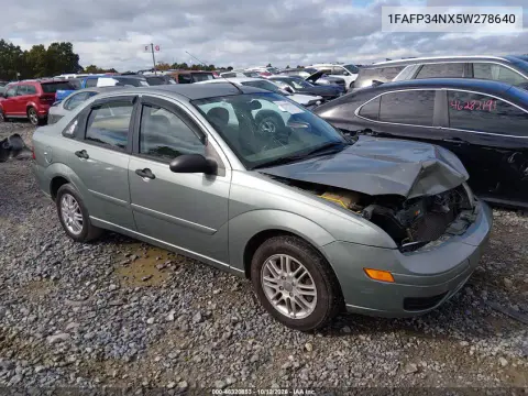 1FAFP34NX5W278640 — 2005 Ford Focus, Передняя часть, фото до ремонта
