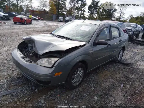 2005 Ford Focus Zx4 VIN 1FAFP34NX5W278640 фото 3
