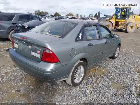 2005 Ford Focus Zx4 VIN 1FAFP34NX5W278640 фото 5