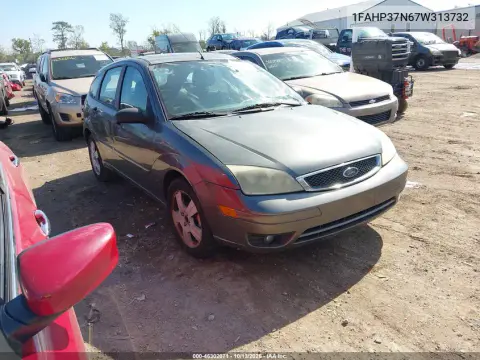 1FAHP37N67W313732 — 2007 Ford Focus, Левая сторона, фото до ремонта