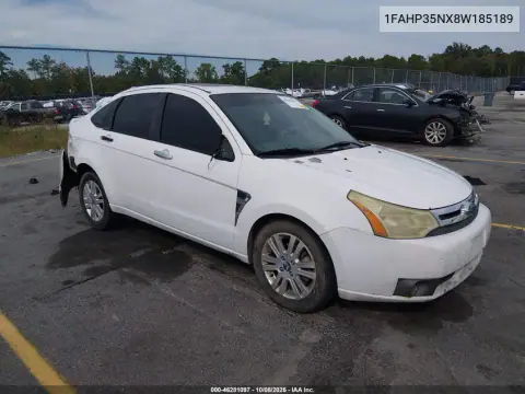 1FAHP35NX8W185189 — 2008 Ford Focus, Сзади, фото до ремонта