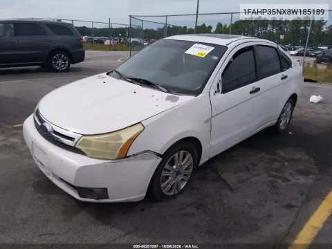 2008 Ford Focus Se/Ses VIN 1FAHP35NX8W185189 фото 2