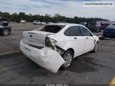 2008 Ford Focus Se/Ses VIN 1FAHP35NX8W185189 фото 4