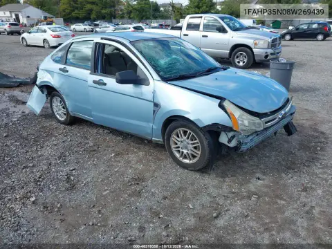 1FAHP35N08W269439 — 2008 Ford Focus, Повреждения со всех сторон, фото до ремонта