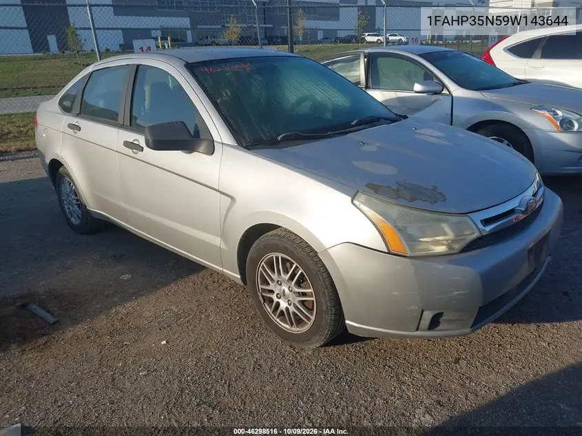 2009 Ford Focus Se VIN 1FAHP35N59W143644 фото 2