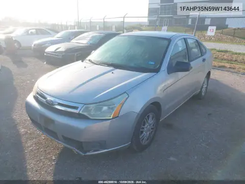 2009 Ford Focus Se VIN 1FAHP35N59W143644 фото 3