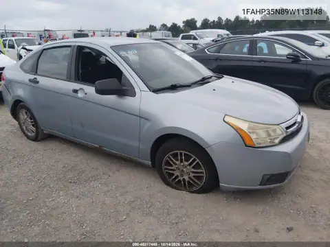 1FAHP35N89W113148 — 2009 Ford Focus, Левый бок, фото до ремонта