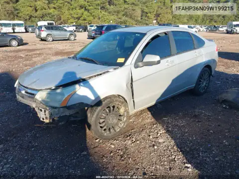 1FAHP36N09W199215 — 2009 Ford Focus, фото 2 с аукциона IAAI, Не указано