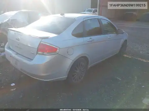 1FAHP36N09W199215 — 2009 Ford Focus, фото 4 с аукциона IAAI, Не указано