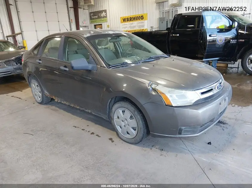 2010 Ford Focus S VIN 1FAHP3EN7AW262252 фото 2