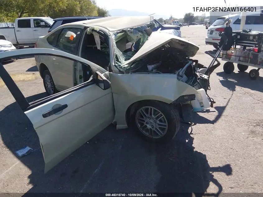 2010 Ford Focus Se VIN 1FAHP3FN2AW166401 фото 1