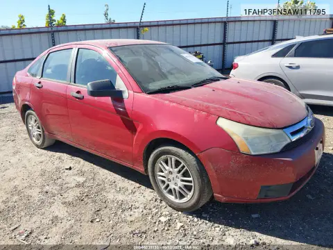 1FAHP3FN5AW111795 — 2010 Ford Focus, Передняя часть, фото до ремонта