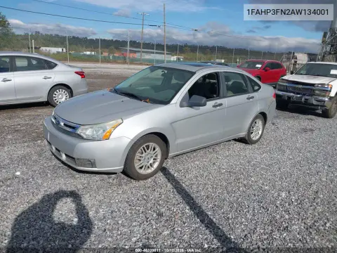 2010 Ford Focus Se VIN 1FAHP3FN2AW134001 фото 3