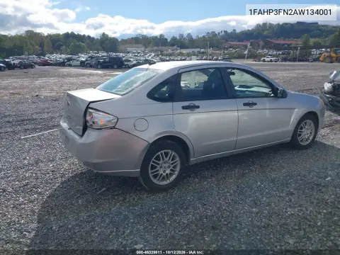 2010 Ford Focus Se VIN 1FAHP3FN2AW134001 фото 5