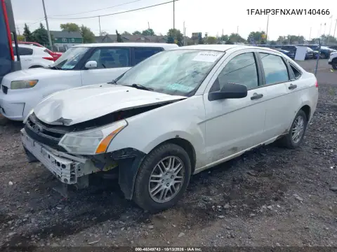 1FAHP3FNXAW140466 — 2010 Ford Focus, фото 3 с аукциона IAAI, Передняя часть