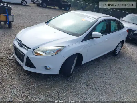 2012 Ford Focus Se VIN 1FAHP3F26CL249064 фото 3