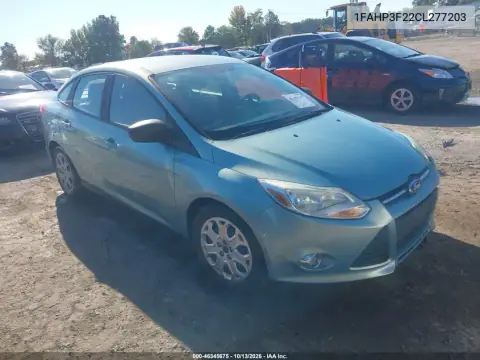 1FAHP3F22CL277203 — 2012 Ford Focus, Передняя часть, фото до ремонта
