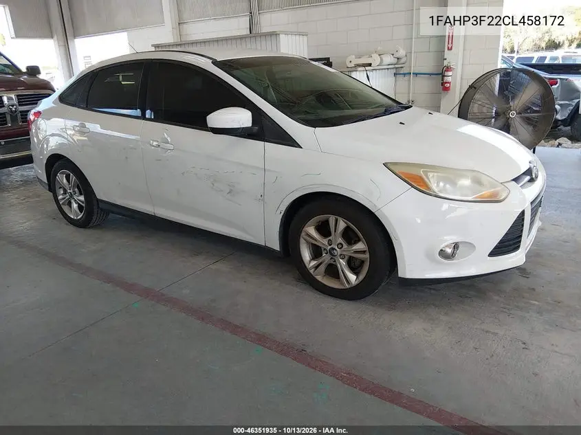 1FAHP3F22CL458172 — 2012 Ford Focus, фото 2 с аукциона IAAI, Боковая часть