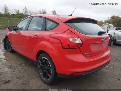 1FAHP3K26CL335433 — 2012 Ford Focus, фото 3 с аукциона IAAI, Передняя и задняя части