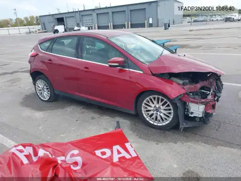 1FADP3N20DL108640 — 2013 Ford Focus, Передняя часть, фото до ремонта