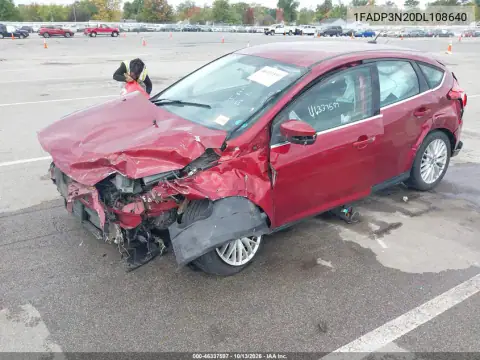 2013 Ford Focus Titanium VIN 1FADP3N20DL108640 фото 2
