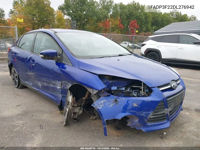 1FADP3F22DL276942 Ford Focus 2013 — повреждение Передняя часть, фото до ремонта