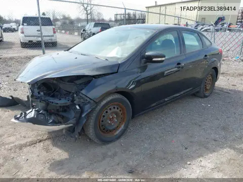 2014 Ford Focus Se VIN 1FADP3F23EL389414 фото 3