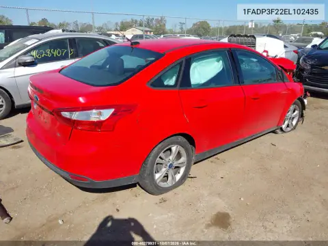 2014 Ford Focus Se VIN 1FADP3F22EL102435 фото 4