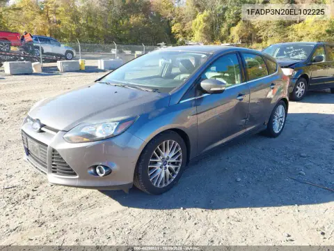 2014 Ford Focus Titanium VIN 1FADP3N20EL102225 фото 3