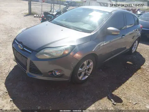 2014 Ford Focus Se VIN 1FADP3K2XEL184551 фото 3
