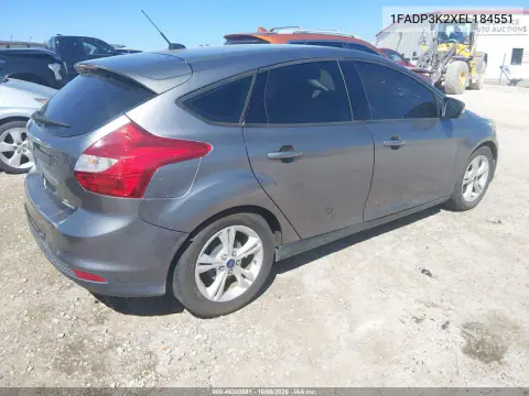 2014 Ford Focus Se VIN 1FADP3K2XEL184551 фото 5