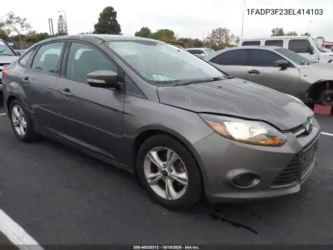 2014 Ford Focus Se VIN 1FADP3F23EL414103 фото 2