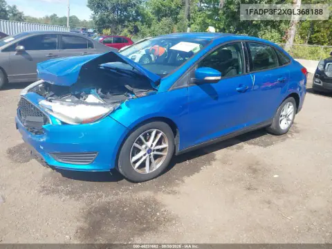 2016 Ford Focus Se VIN 1FADP3F2XGL368188 фото 2