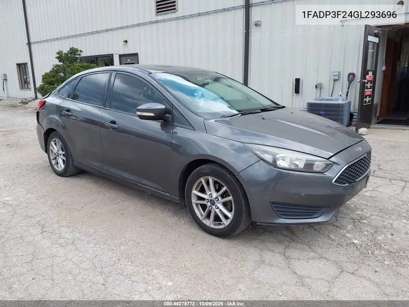 2016 Ford Focus Se VIN 1FADP3F24GL293696 фото 2