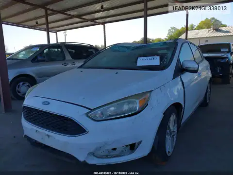 1FADP3K24GL338013 — 2016 Ford Focus, фото 2 с аукциона IAAI, Левый бок