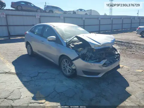 1FADP3F23GL376729 — 2016 Ford Focus, Передняя часть, фото до ремонта