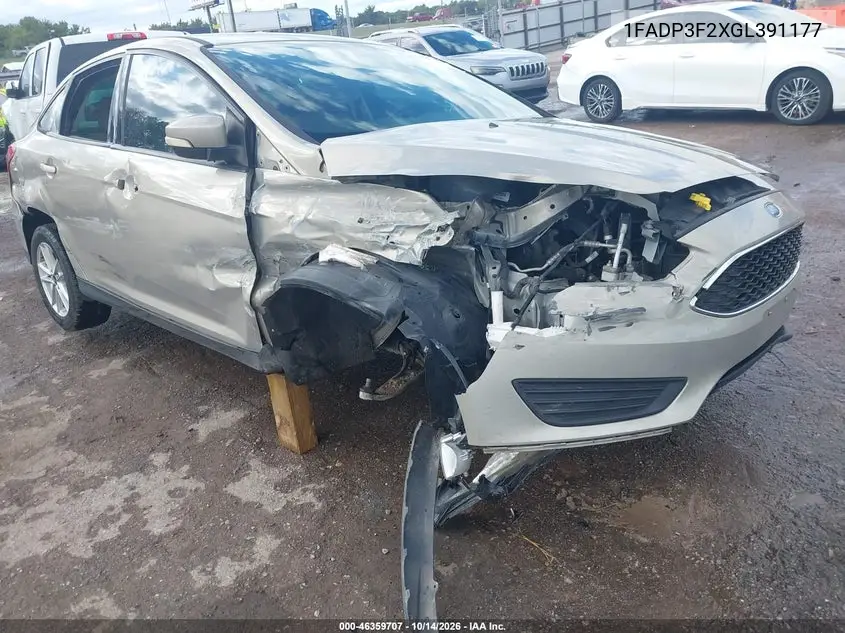 1FADP3F2XGL391177 Ford Focus 2016 — повреждение Боковая часть, фото до ремонта