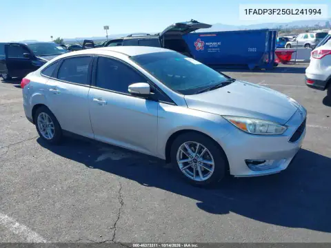 1FADP3F25GL241994 — 2016 Ford Focus, Естественный износ, фото до ремонта