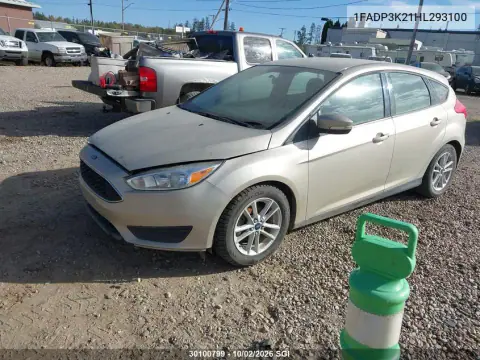 2017 Ford Focus Se VIN 1FADP3K21HL293100 фото 3