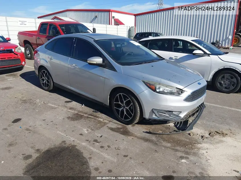2017 Ford Focus Sel VIN 1FADP3H24HL289324 фото 2