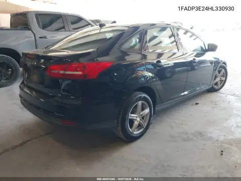 2017 Ford Focus S VIN 1FADP3E24HL330930 фото 4