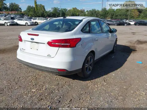 2017 Ford Focus Se VIN 1FADP3FE4HL259950 фото 4