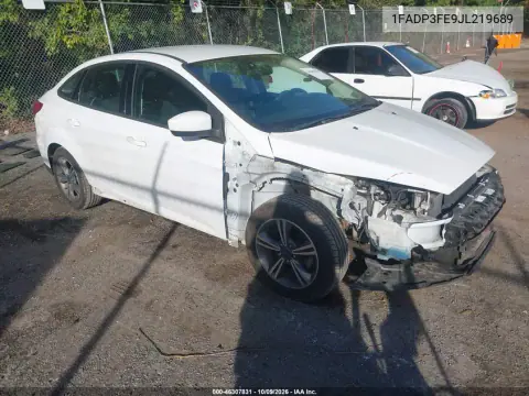 1FADP3FE9JL219689 — 2018 Ford Focus, Передняя часть, фото до ремонта