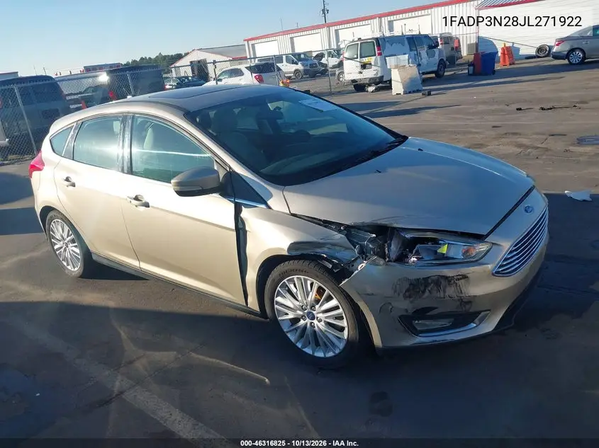 2018 Ford Focus Titanium VIN 1FADP3N28JL271922 фото 2